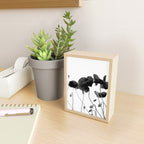 Poppy (black and white) Mini Art Print Gallery Image 2