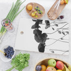 Poppy (black and white) Cutting Board Gallery Image 2