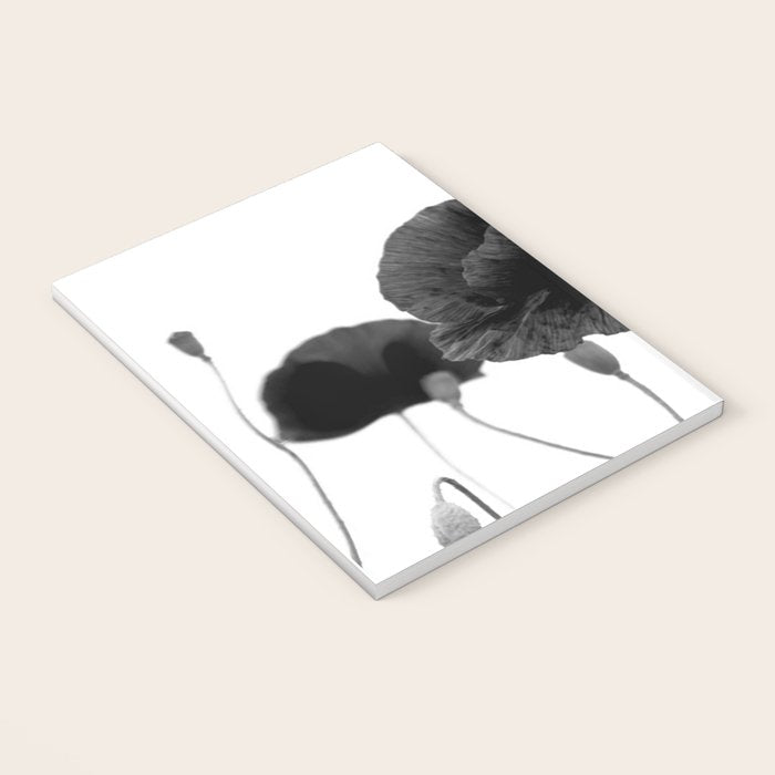 Poppy (black and white) Notebook Gallery Image 3