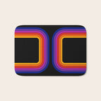 Black Rainbow Tunnel Bath Mat Gallery Image 1