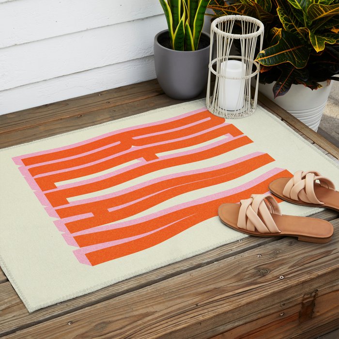 Relax: Wavy Edition Outdoor Rug Gallery Image 2