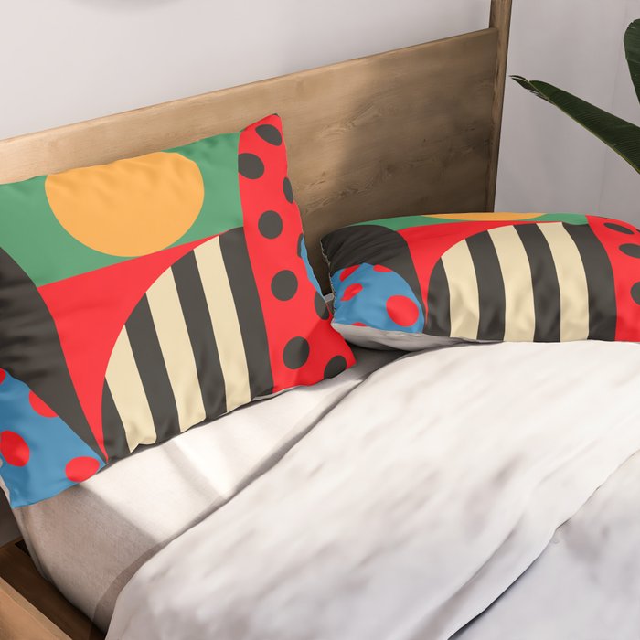 Happy Mood  Pillow Sham Gallery Image 2
