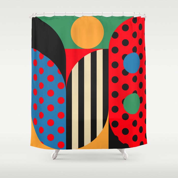 Happy Mood  Shower Curtain Gallery Image 1
