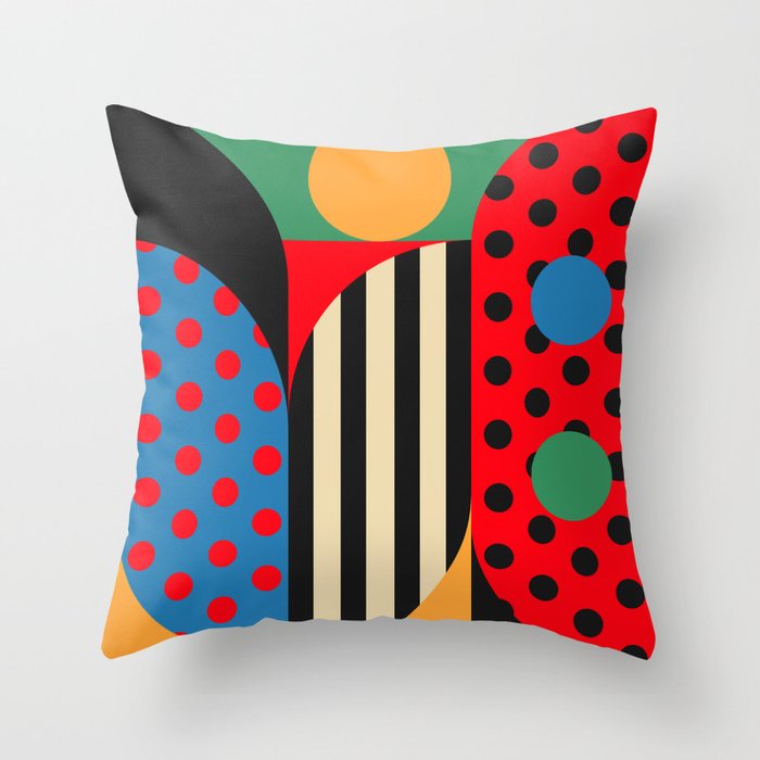 Happy Mood  Throw Pillow Gallery Image 6