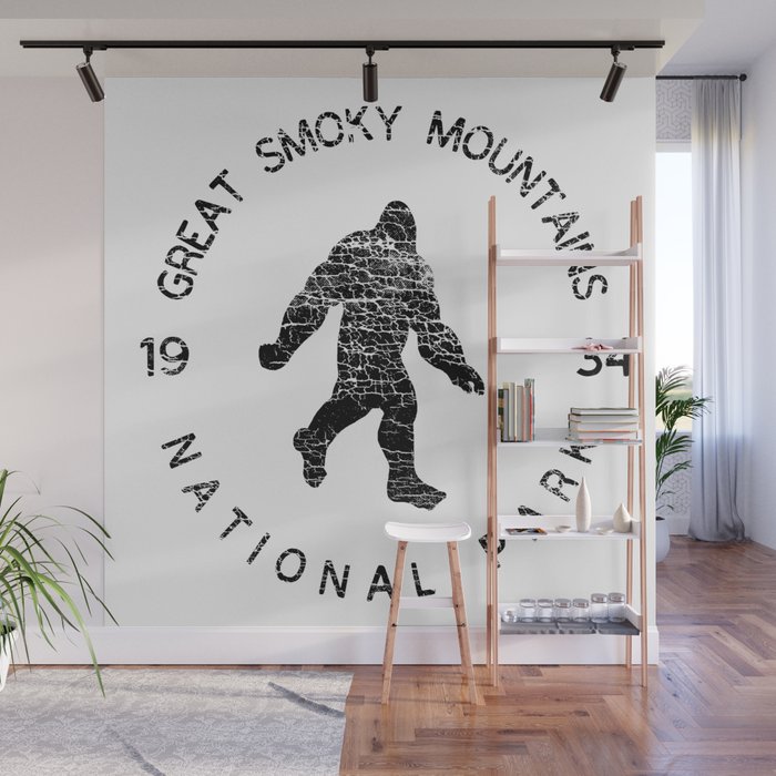 Great Smoky Mountains National Park Sasquatch Wall Mural Gallery Image 1