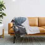 Night Ficus #2 Throw Blanket Gallery Image 1