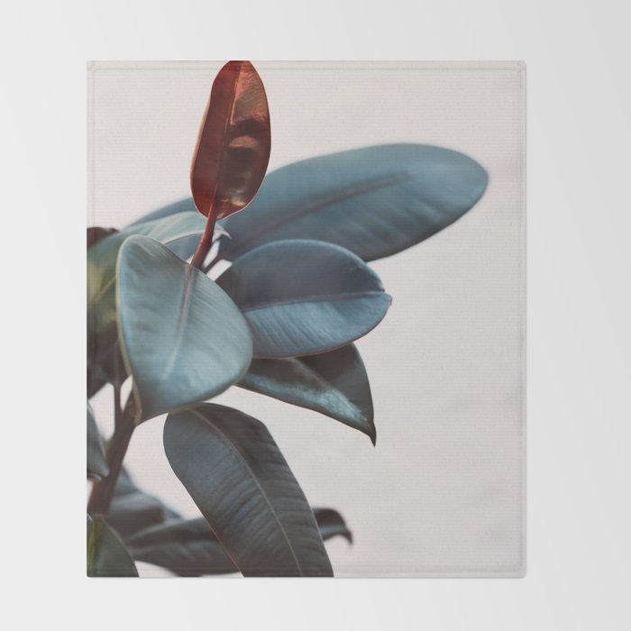 Night Ficus #2 Throw Blanket Gallery Image 2