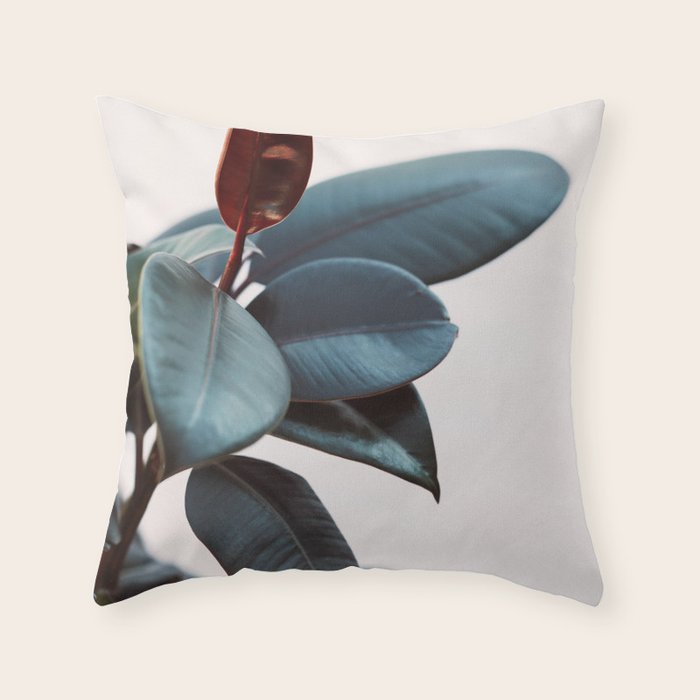Night Ficus #2 Throw Pillow Gallery Image 1
