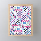 BM3 Tribal geometric Mini Art Print Gallery Image 1
