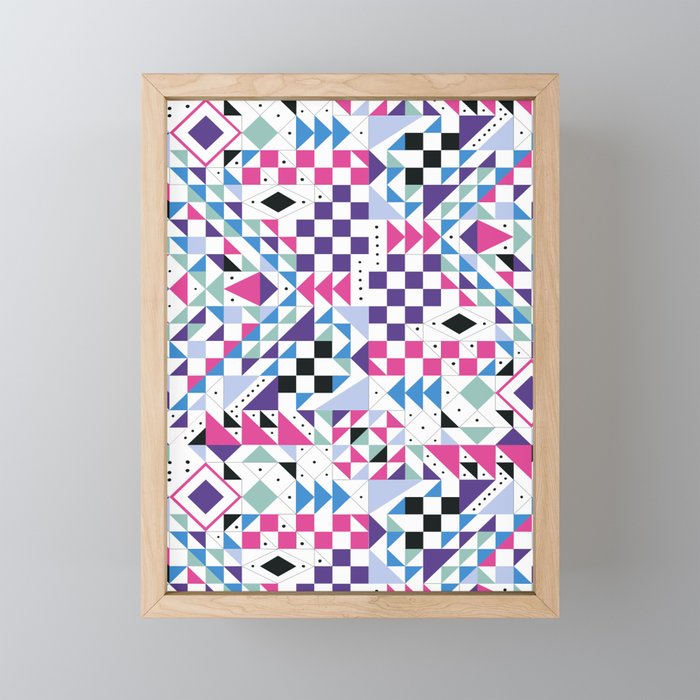 BM3 Tribal geometric Mini Art Print Gallery Image 1