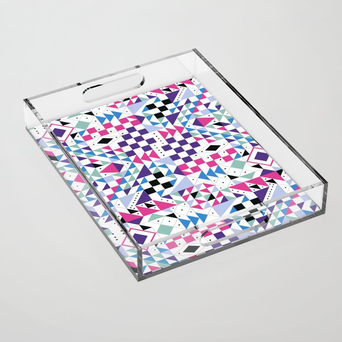 BM3 Tribal geometric Acrylic Tray Gallery Image 1