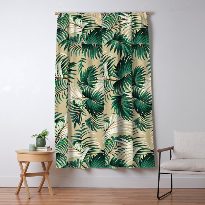 Tropical Jungle Window Curtain Gallery Image 5
