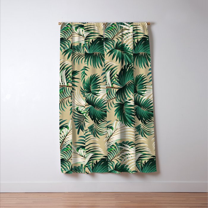 Tropical Jungle Window Curtain Gallery Image 3