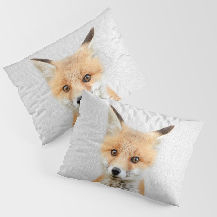Baby Fox - Colorful Pillow Sham Gallery Image 1