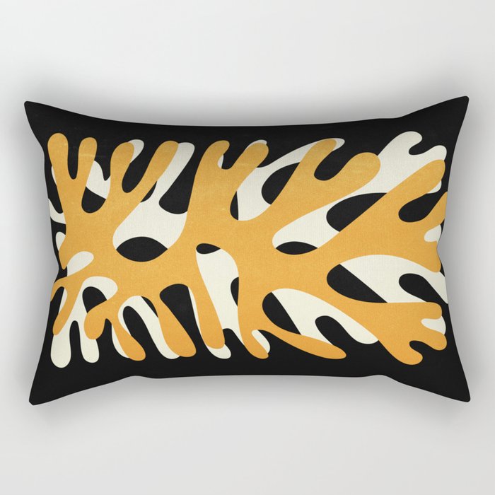 Sea Fern: Paper Cutouts Matisse Edition Rectangular Pillow Gallery Image 2