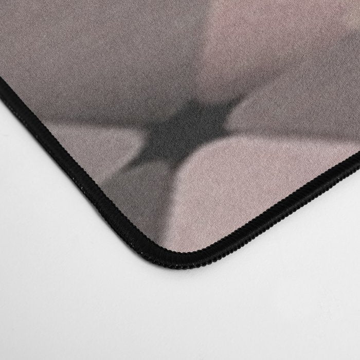 Triangles Putty Mauve Desk Mat Gallery Image 4