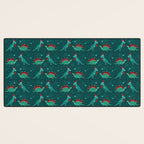 Cute Christmas Dinosaurs Dinos Dinosaur Desk Mat Gallery Image 3