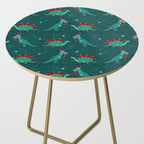 Cute Christmas Dinosaurs Dinos Dinosaur Side Table Gallery Image 2