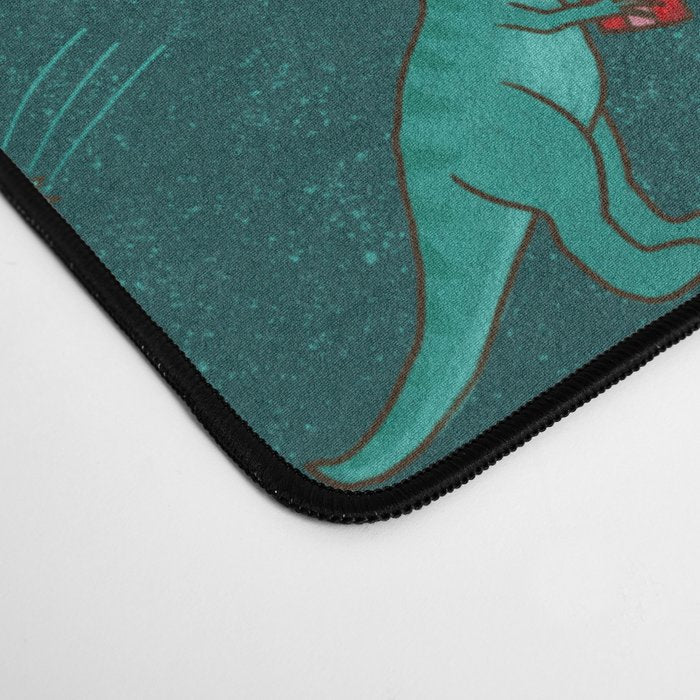 Cute Christmas Dinosaurs Dinos Dinosaur Desk Mat Gallery Image 4