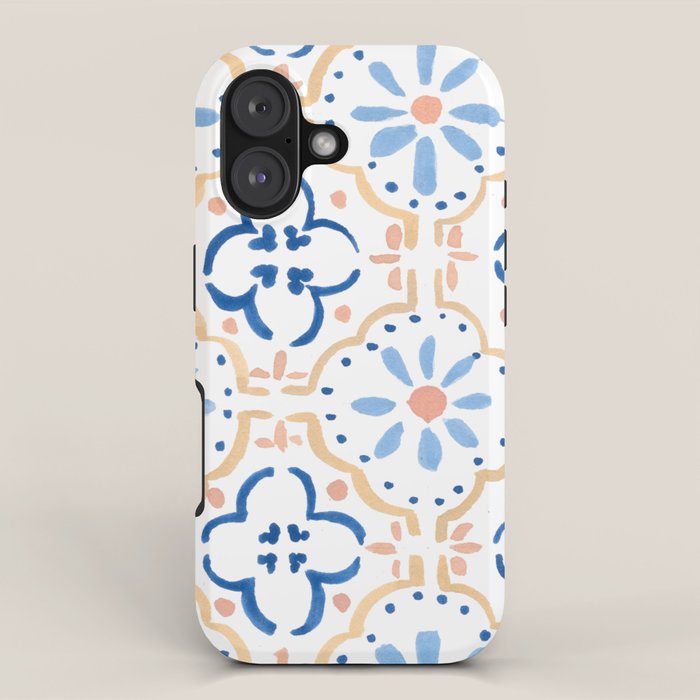 Blue Tiles iPhone Case Gallery Image 1