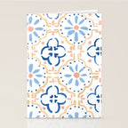 Blue Tiles Stationery Card Gallery Image 2