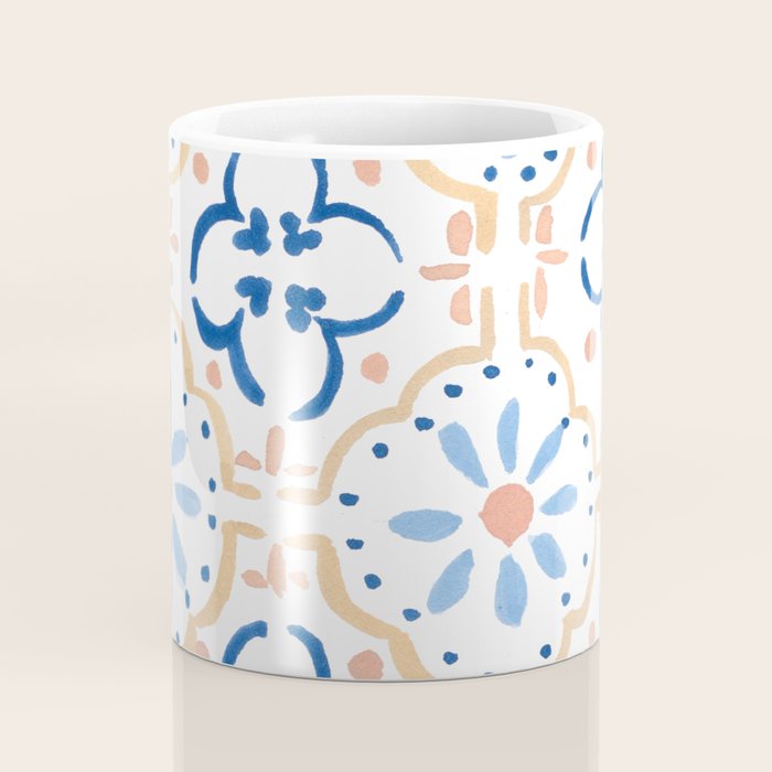 Blue Tiles Coffee Mug Gallery Image 4