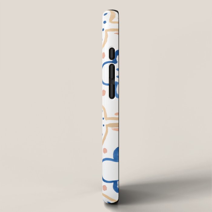 Blue Tiles iPhone Case Gallery Image 2