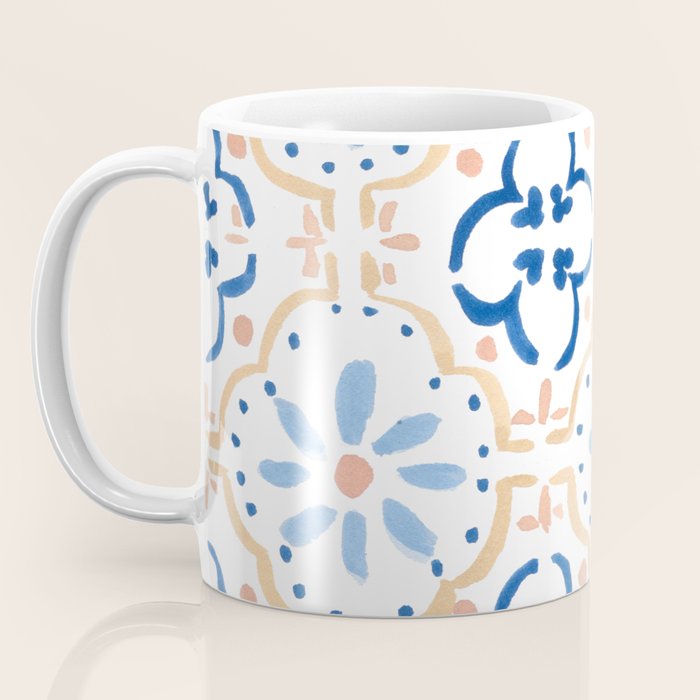 Blue Tiles Coffee Mug Gallery Image 3