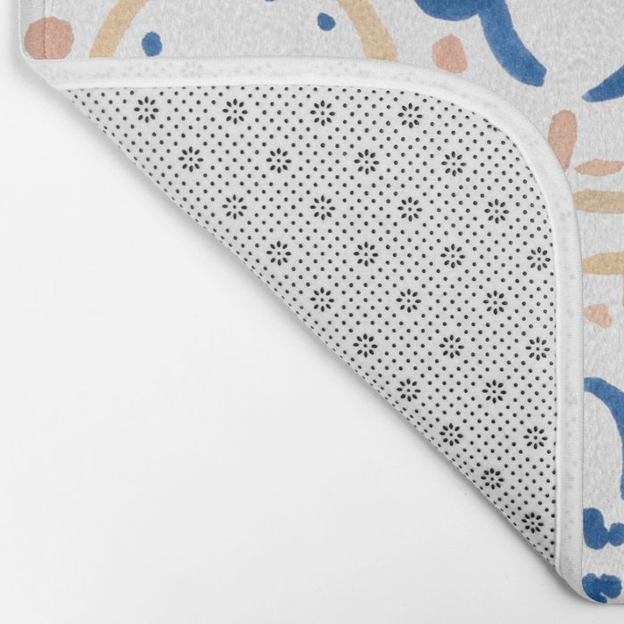 Blue Tiles Bath Mat Gallery Image 2