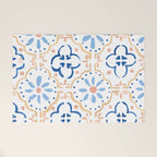 Blue Tiles Welcome Mat Gallery Image 1