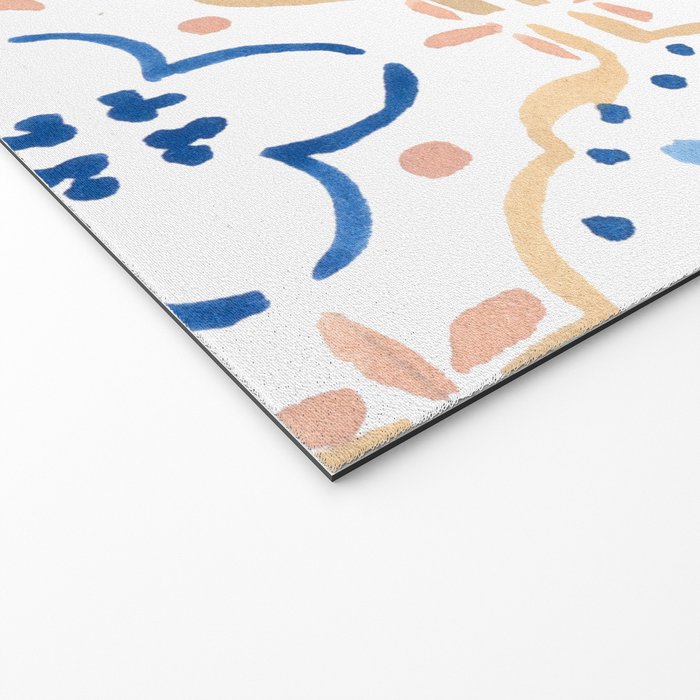 Blue Tiles Welcome Mat Gallery Image 2