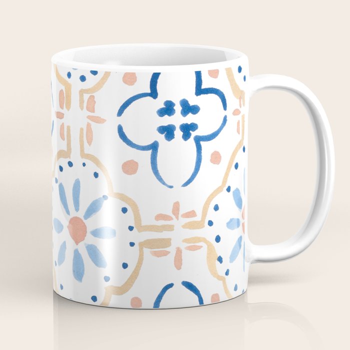 Blue Tiles Coffee Mug Gallery Image 1