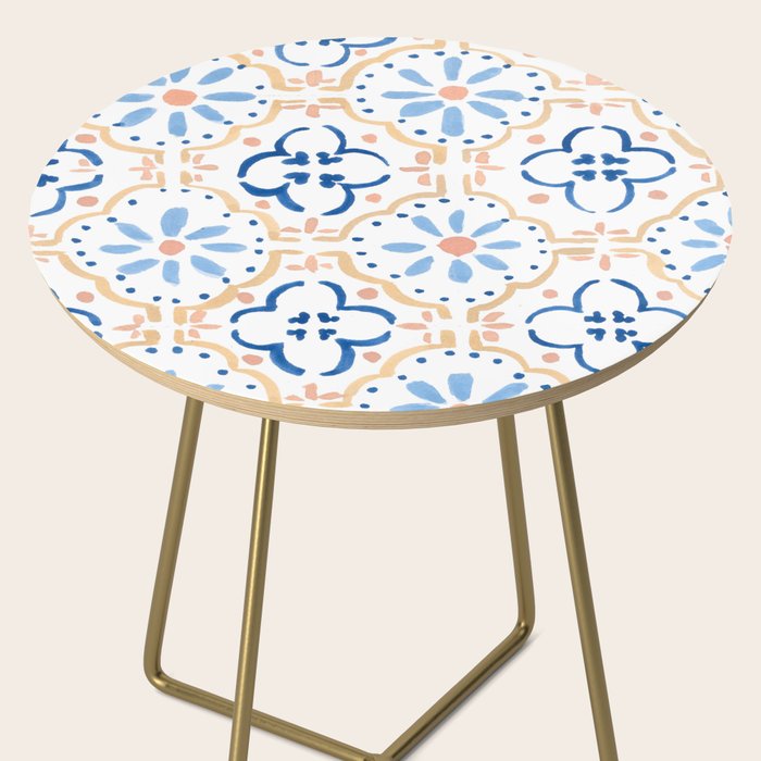 Blue Tiles Side Table Gallery Image 2