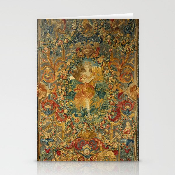 Vintage Embroidery Tapestry- Seasons of Elements Summer Stationery Card Gallery Image 2