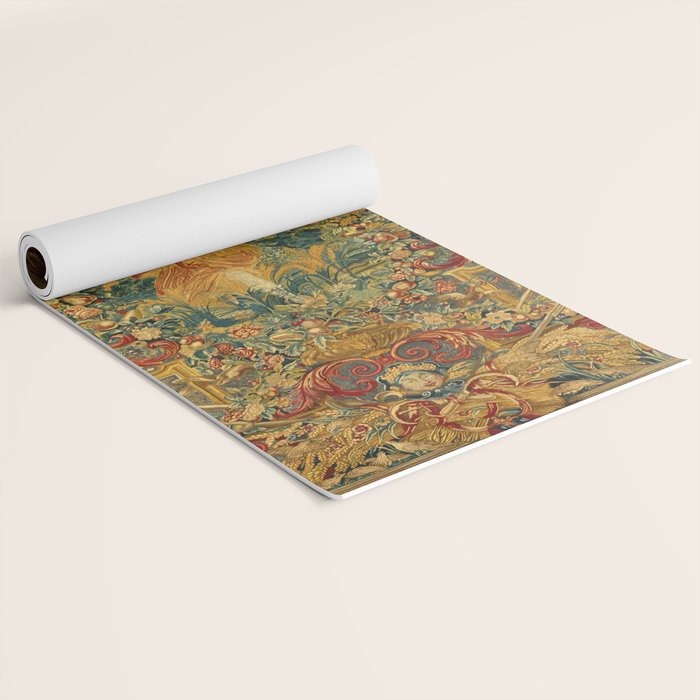 Vintage Embroidery Tapestry- Seasons of Elements Summer Yoga Mat Gallery Image 2
