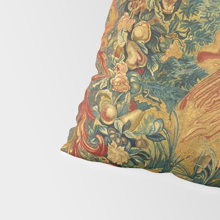 Vintage Embroidery Tapestry- Seasons of Elements Summer Pillow Sham Gallery Image 4