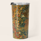 Vintage Embroidery Tapestry- Seasons of Elements Summer Travel Mug Gallery Image 3