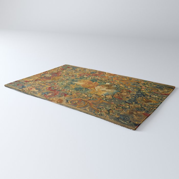 Vintage Embroidery Tapestry- Seasons of Elements Summer Rug Gallery Image 3