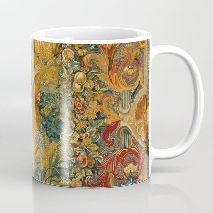 Vintage Embroidery Tapestry- Seasons of Elements Summer Coffee Mug Gallery Image 1