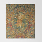 Vintage Embroidery Tapestry- Seasons of Elements Summer Throw Blanket Gallery Image 2