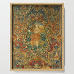 Vintage Embroidery Tapestry- Seasons of Elements Summer Serving Tray Gallery Image 1