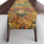 Vintage Embroidery Tapestry- Seasons of Elements Summer Table Runner Gallery Image 1