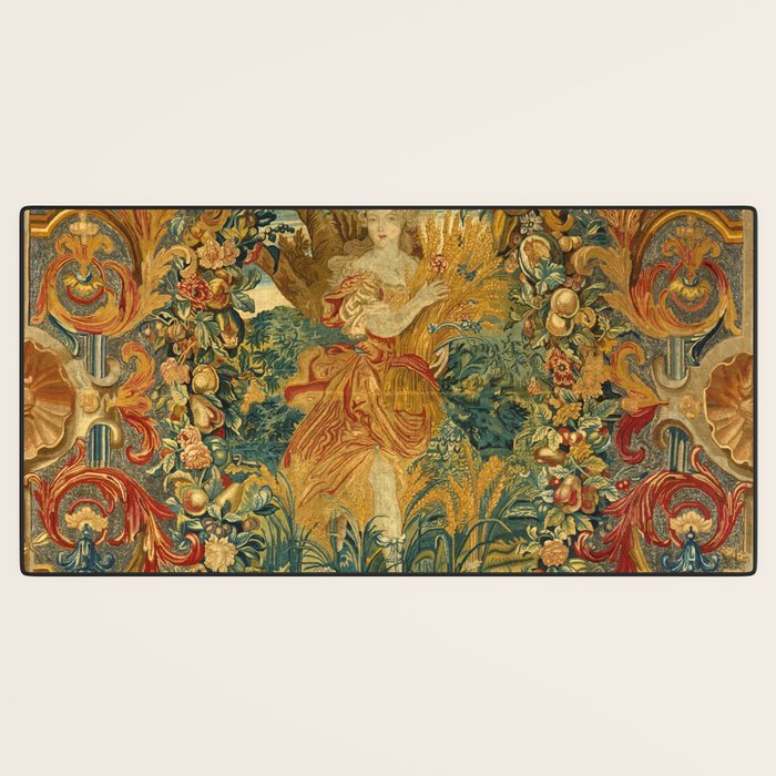 Vintage Embroidery Tapestry- Seasons of Elements Summer Desk Mat Gallery Image 3