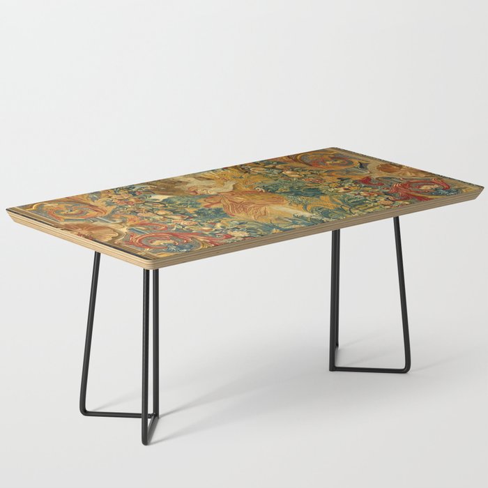 Vintage Embroidery Tapestry- Seasons of Elements Summer Coffee Table Gallery Image 1