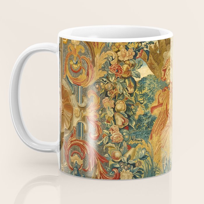 Vintage Embroidery Tapestry- Seasons of Elements Summer Coffee Mug Gallery Image 3