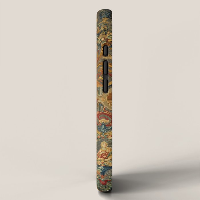 Vintage Embroidery Tapestry- Seasons of Elements Summer iPhone Case Gallery Image 2
