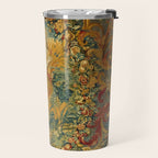 Vintage Embroidery Tapestry- Seasons of Elements Summer Travel Mug Gallery Image 2