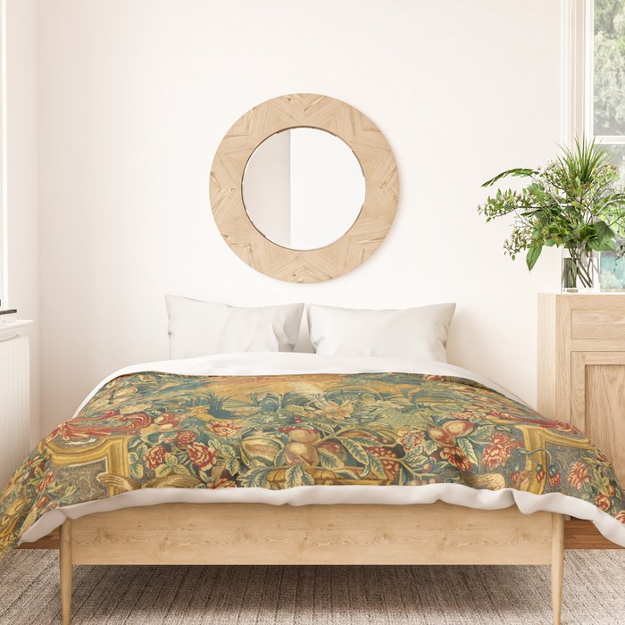 Vintage Embroidery Tapestry- Seasons of Elements Summer Duvet Cover Gallery Image 3