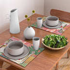 Dogs in cosy living room in bright colours Placemat Gallery Image 2