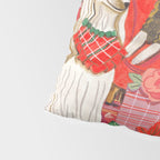 Dogs in cosy living room in bright colours Pillow Sham Gallery Image 4